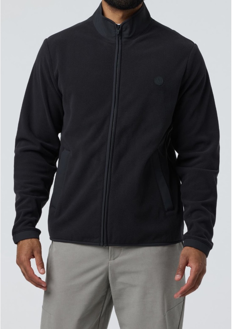 Vuori Men's Black Full-Zip Polartec Fleece Jacket Sz Small